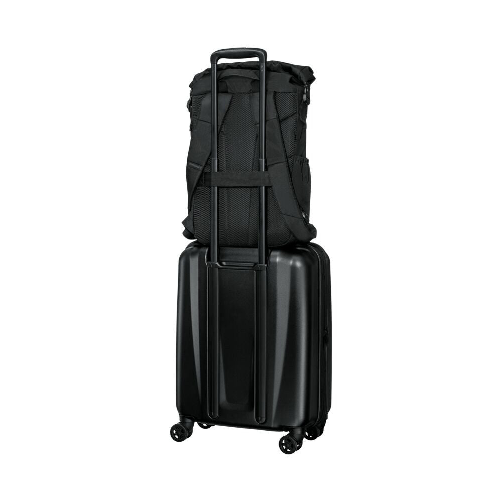 Wenger Urbanone Roll-Top Backpack Black - Image 7