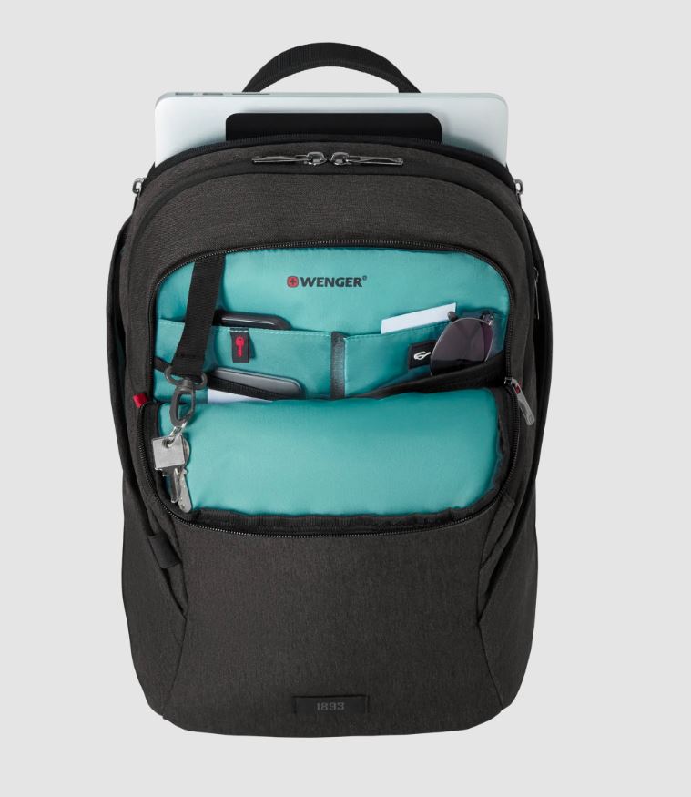 Wenger MX Light Grey Laptop Backpack for 16 Inch Devices