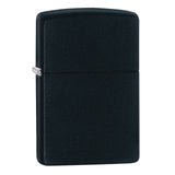 Black matte Zippo lighter.