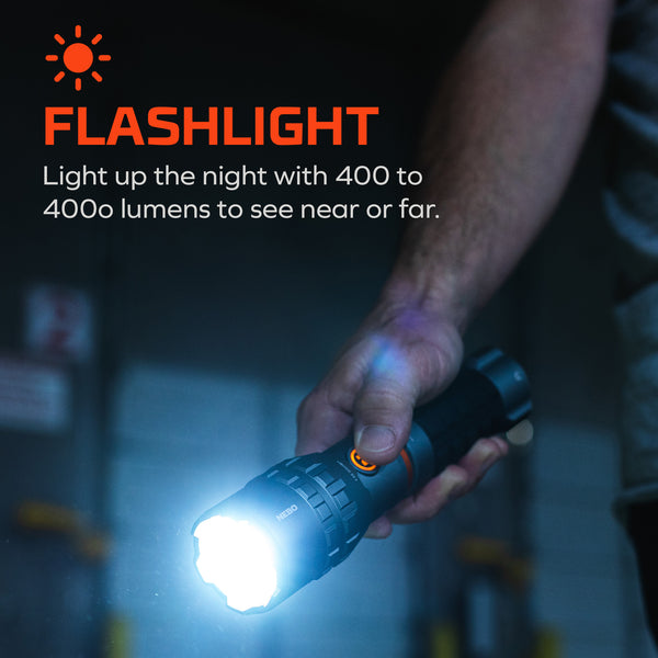 Nebo Slyde King 4000 Lumen USB-C Rechargeable Flashlight 89518