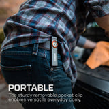 Nebo SLIM MINI Rechargeable Pocket Light Clip On Magnetic Light 89654