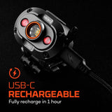 Nebo MYCRO 700 Lumens Rechargeable Headlamp Adjustable Strap 89710