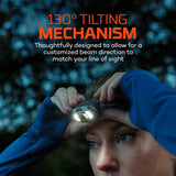 Nebo MYCRO 900+ Lumens Rechargeable Headlamp Adjustable Strap 89711