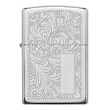 Zippo Classic Chrome Windproof Lighter with Polished Finish
