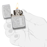 Zippo Classic Chrome Windproof Lighter with Polished Finish