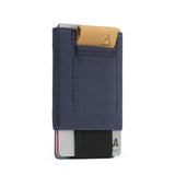 Nomatic Wallet Navy Leather Tab, front view