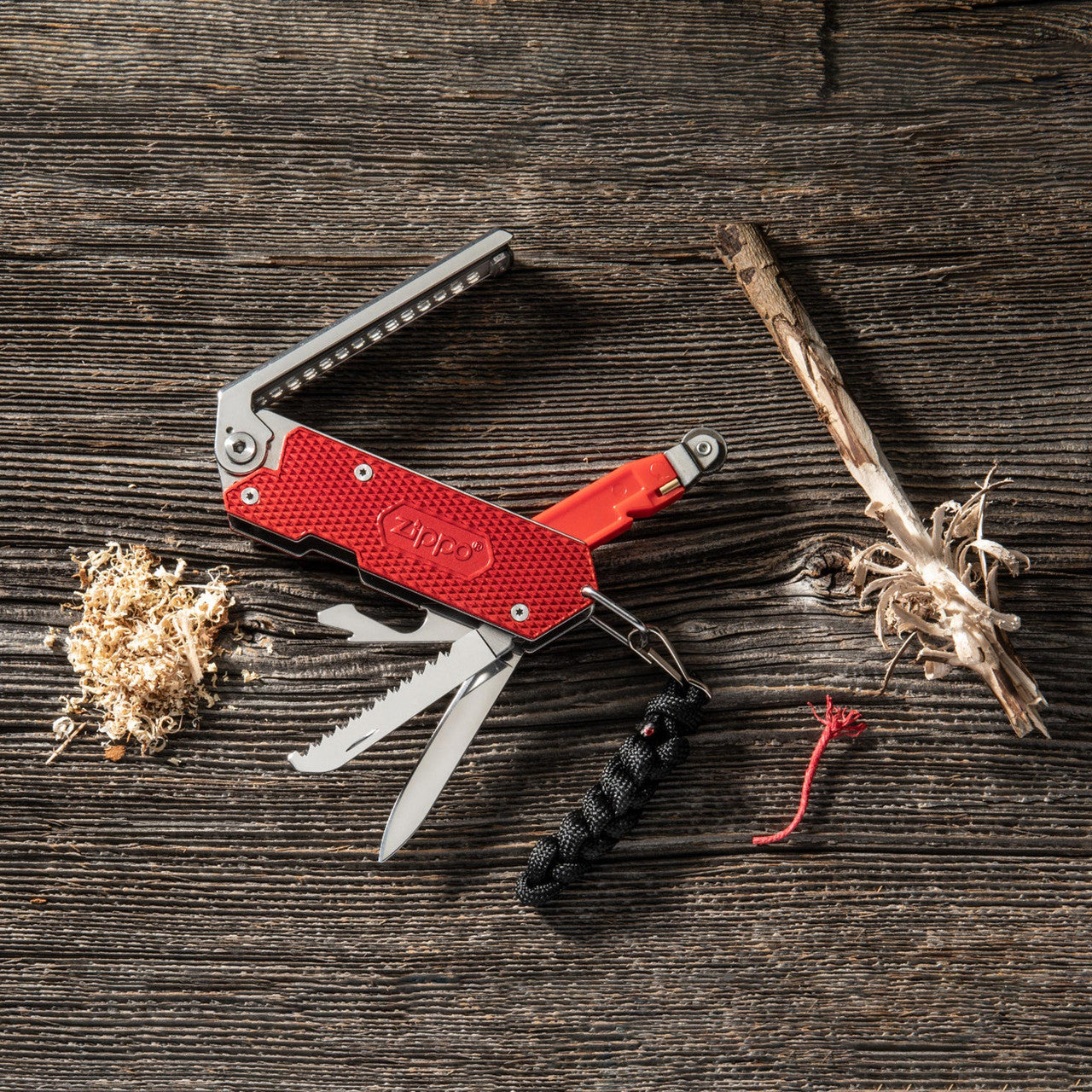 Zippo Outdoor Multi-Tool with Flint and Knife Blade Adventure