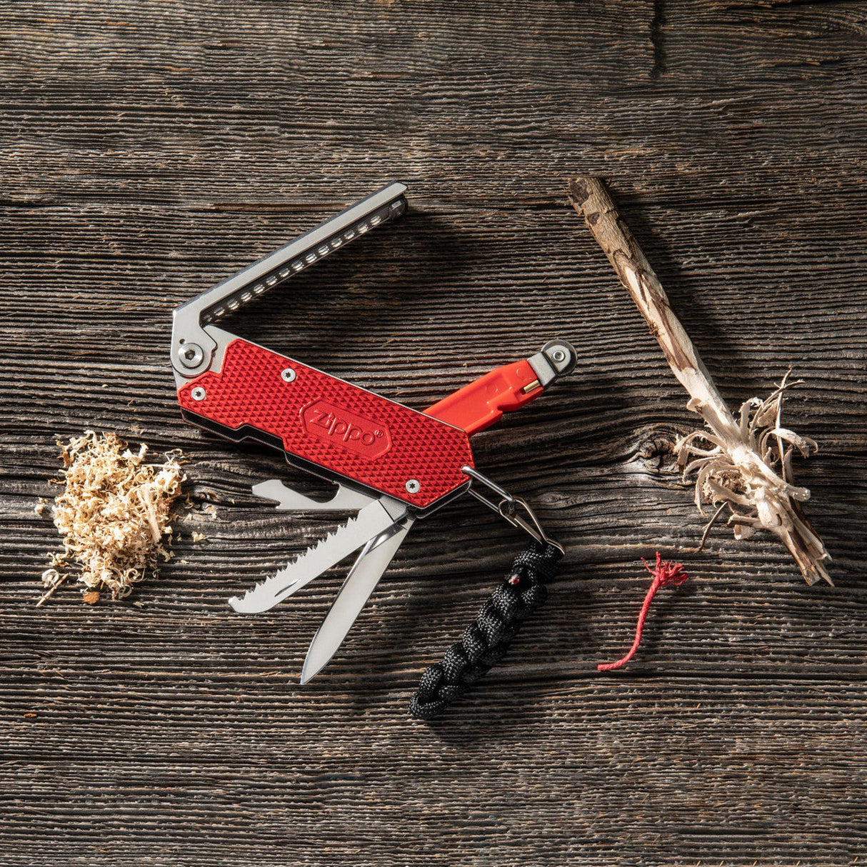 Zippo Outdoor Multi-Tool with Flint and Knife Blade Adventure