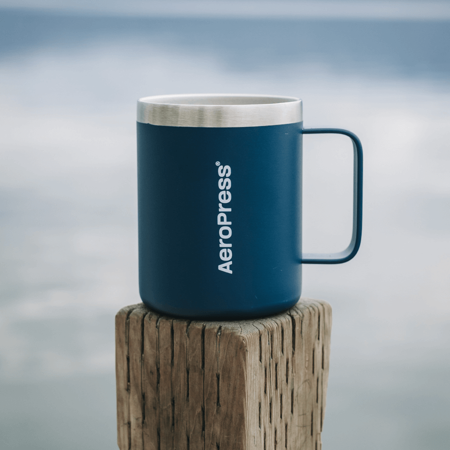 AeroPress Travel Coffee Mug Blue