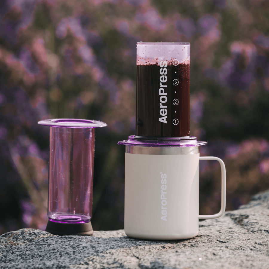 AeroPress Travel Coffee Mug Cream