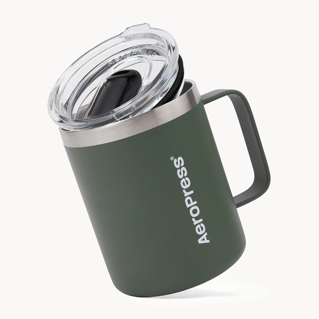 AeroPress Travel Coffee Mug Green