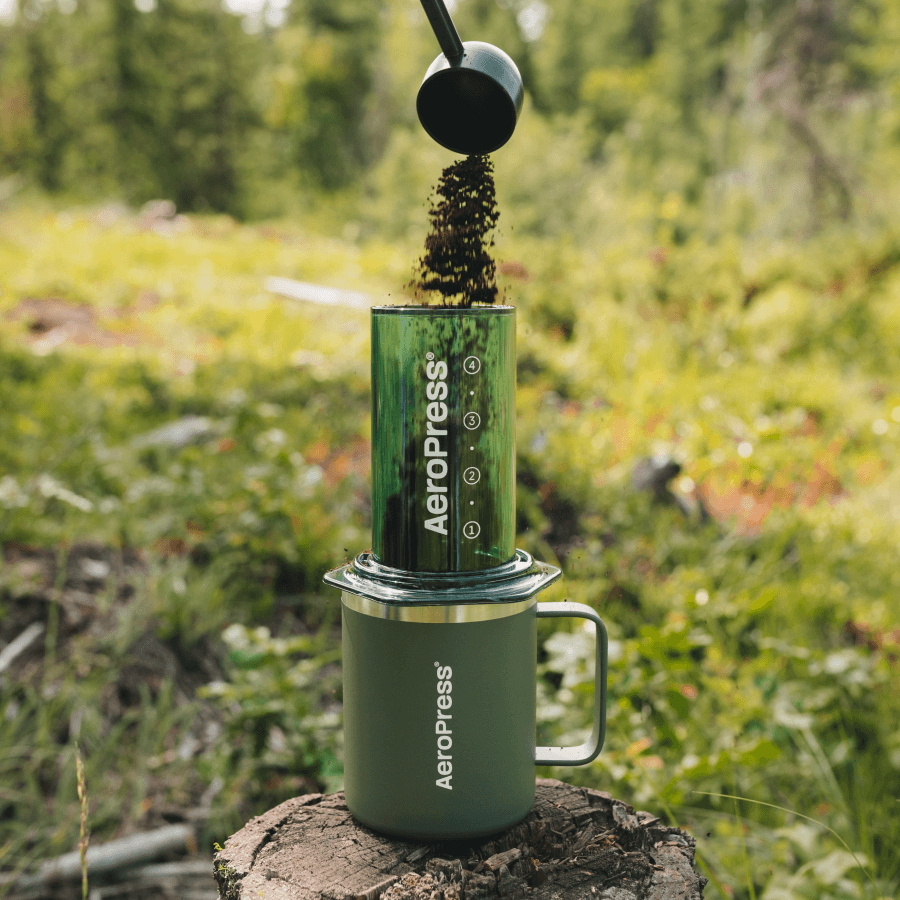 AeroPress Travel Coffee Mug Green