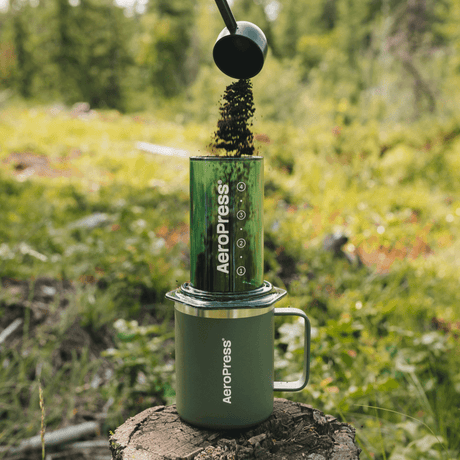 AeroPress Travel Coffee Mug Green