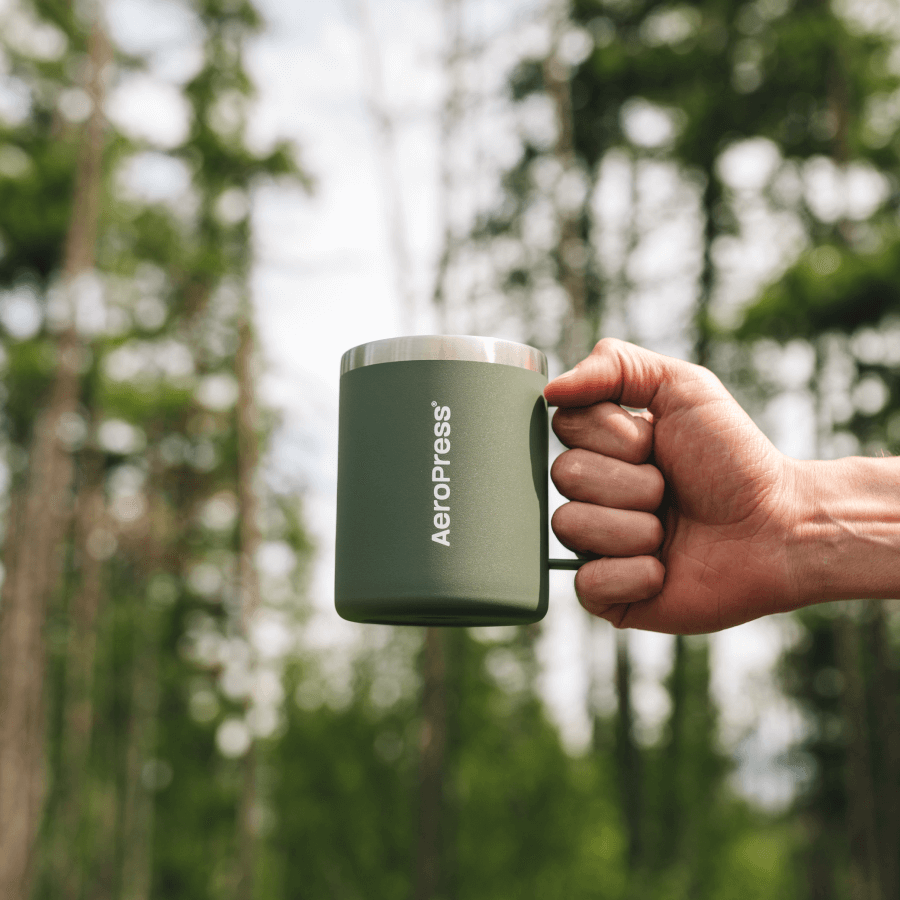 AeroPress Travel Coffee Mug Green