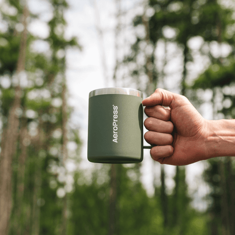 AeroPress Travel Coffee Mug Green