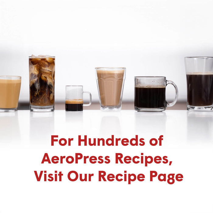 Row of various coffee drinks in clear glasses and mugs.