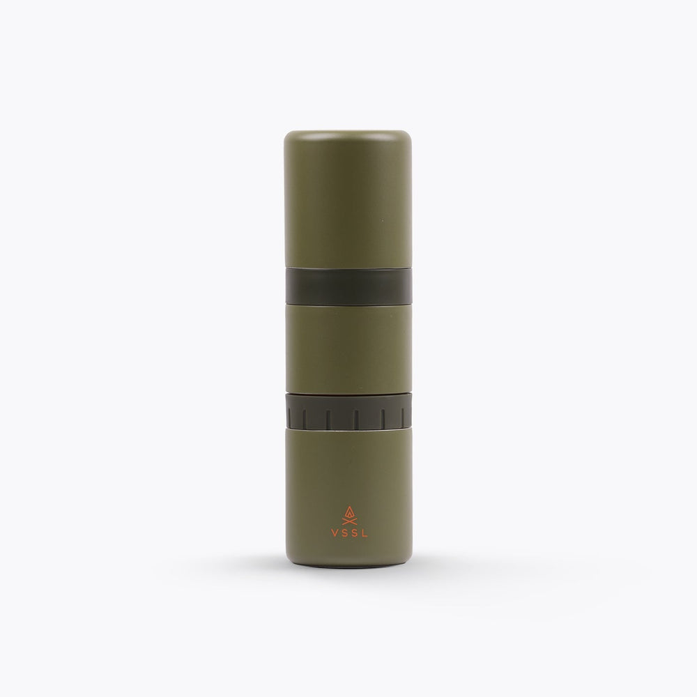 VSSL Nest Pour Over Portable Coffee Kit Deep Moss