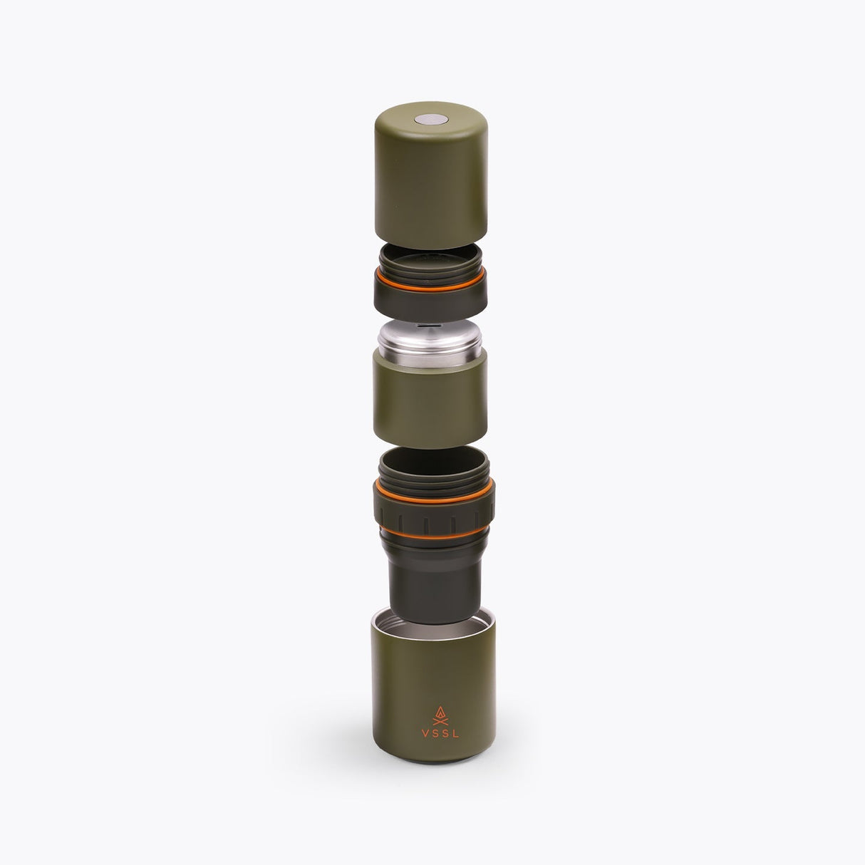 VSSL Nest Pour Over Portable Coffee Kit Deep Moss