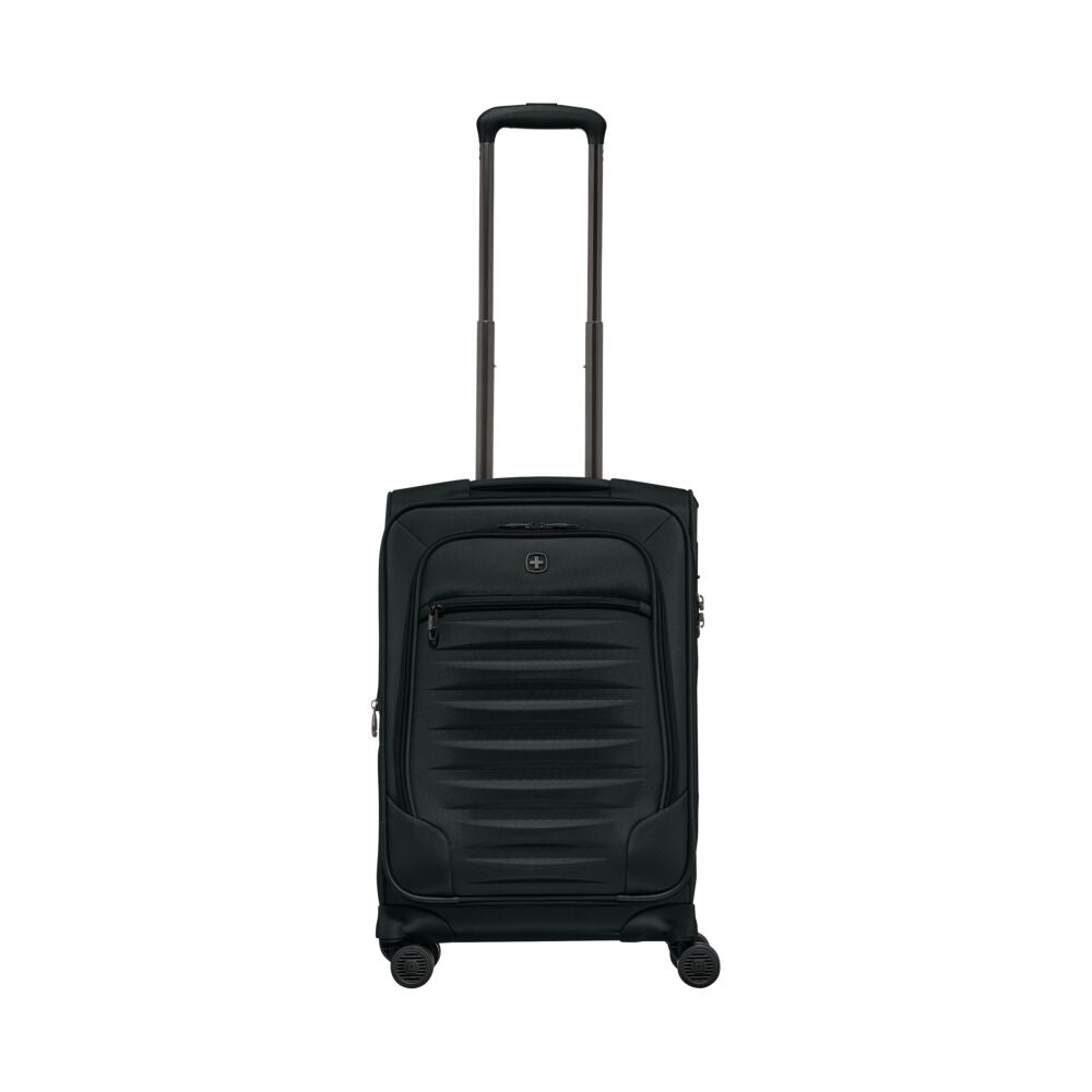 Wenger Checklite Carry-On Black handle extended