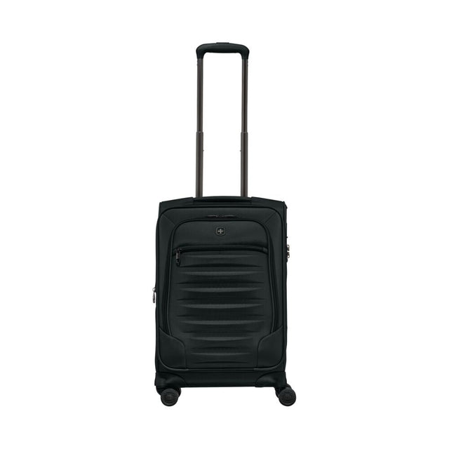 Wenger Checklite Carry-On Black handle extended