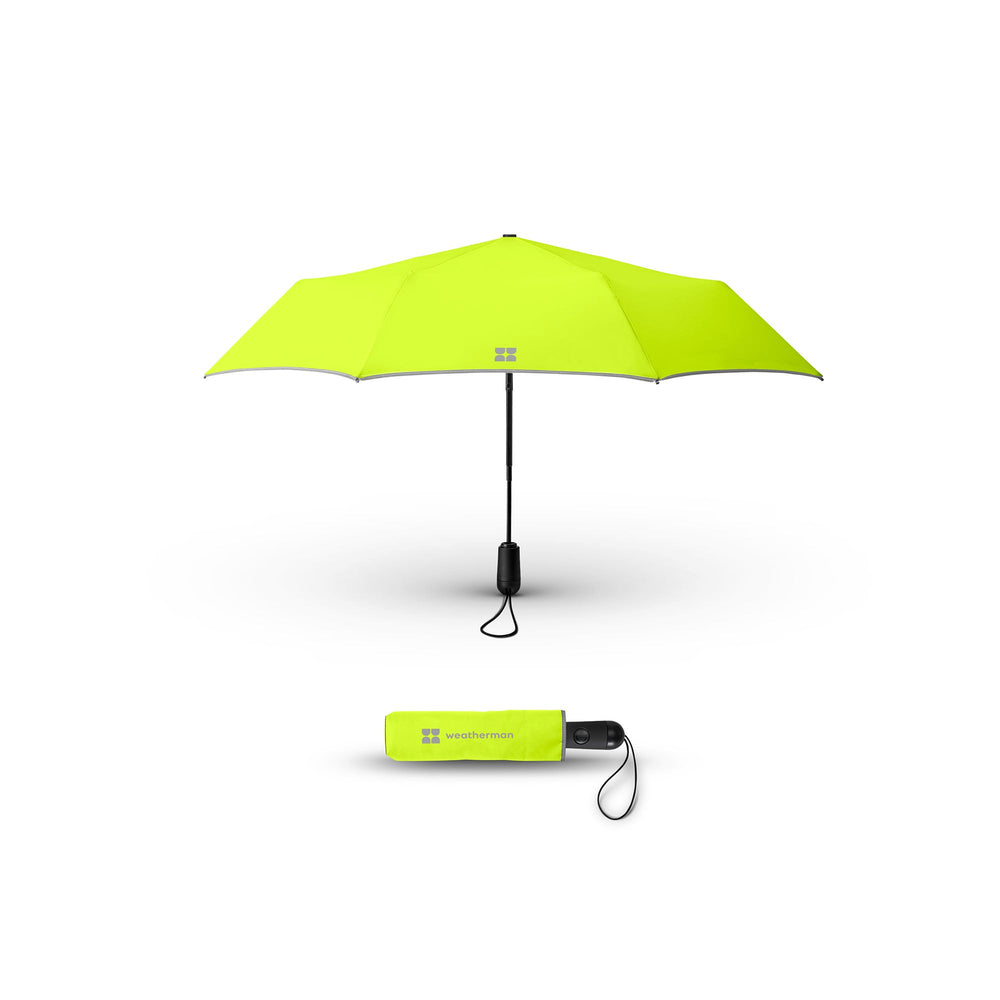 Weatherman Travel Umbrella - Neon Yellow
