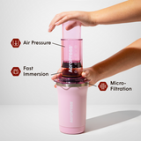 AeroPress Go Plus Travel Coffee Press Black