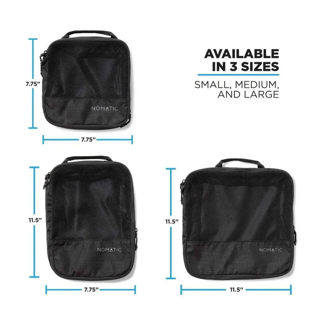 Nomatic Packing Cube Large showing the see-through mesh panel