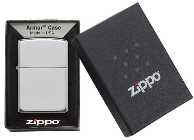 Zippo Armor High Polish Chrome Windproof Lighter 167 — view 4