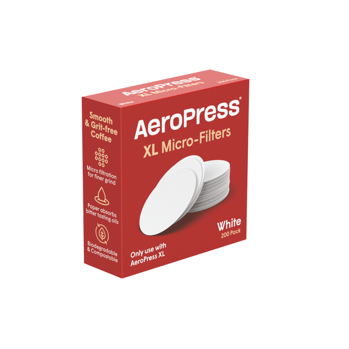 AeroPress XL Biodegradable Coffee Filters Eco Friendly 200 Pack