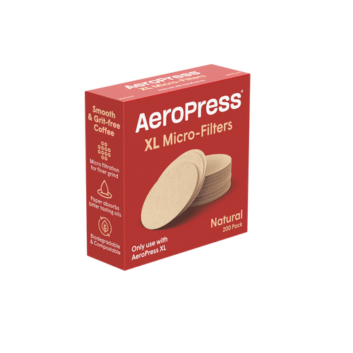 AeroPress XL Natural Paper Coffee Filters 200 Pack