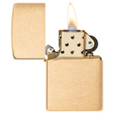 Zippo Armor Brushed Brass Windproof Lighter 168 — view 2