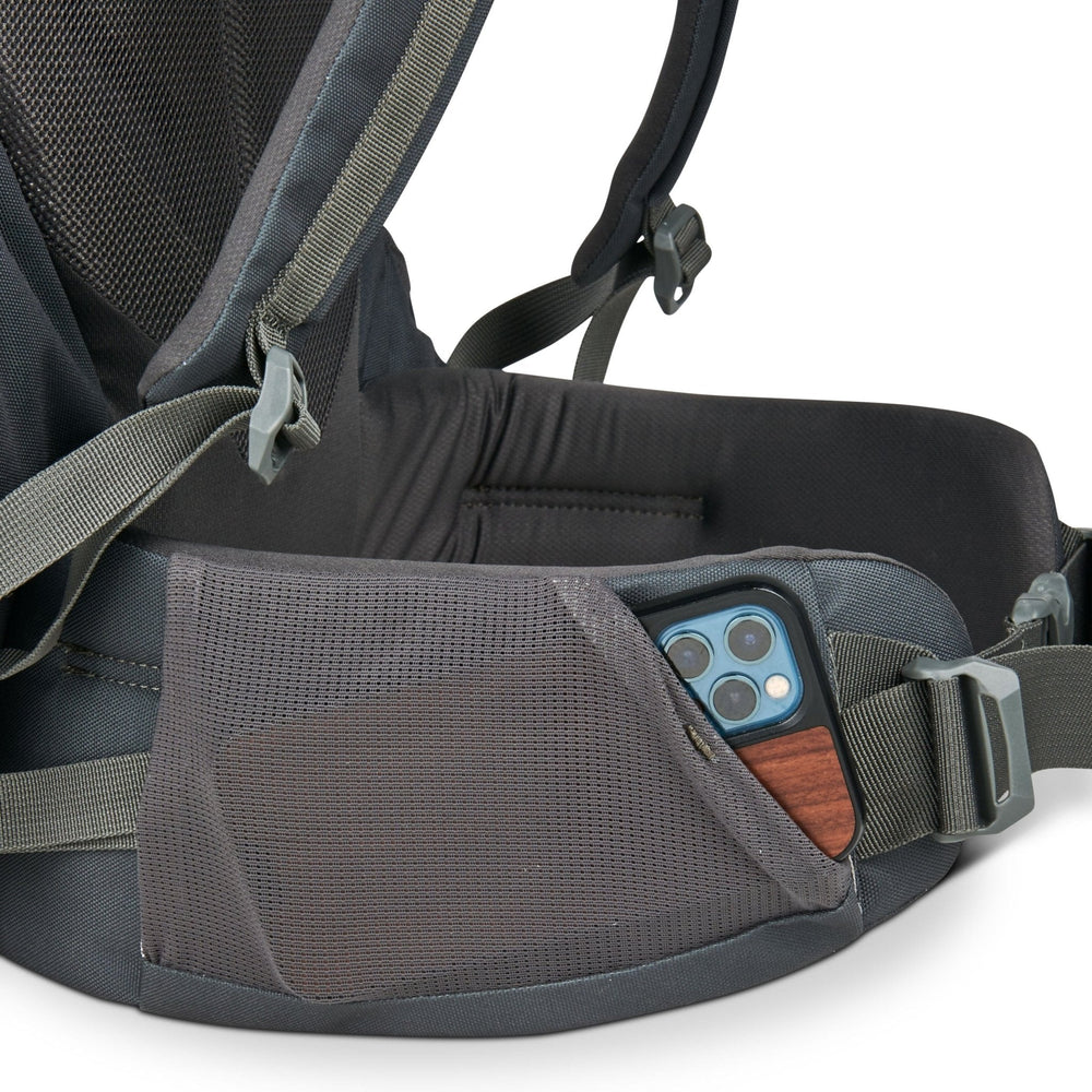 Asher 65l Backpack - Beluga/Stormy Blue