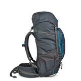 Asher 65l Backpack - Beluga/Stormy Blue