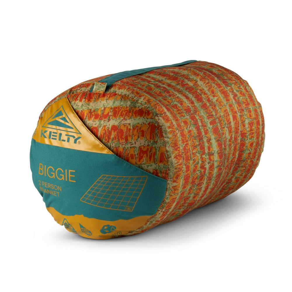 Biggie Blanket - Stormy Blue/Melted Stripes