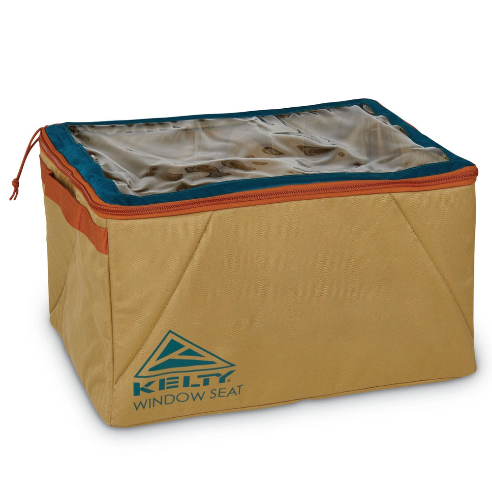 Window Padded Storage Cube - Dull Gold/Deep Teal