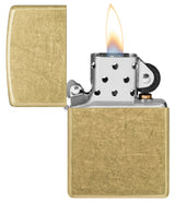 Zippo Classic Street Brass Windproof Lighter 48267 — view 3