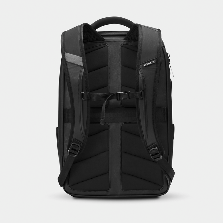 Travel Pack 14L in black, rear angle