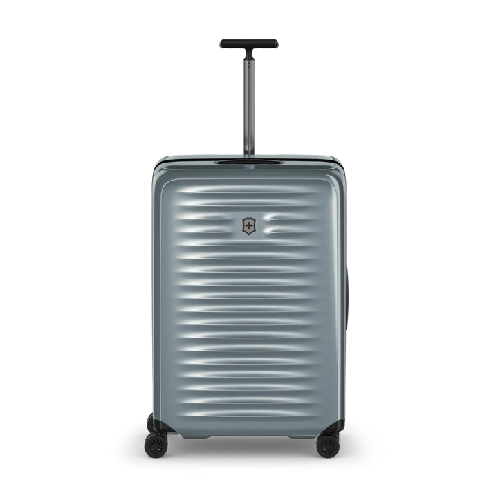 Victorinox Airox Large hardside case in silver, upright