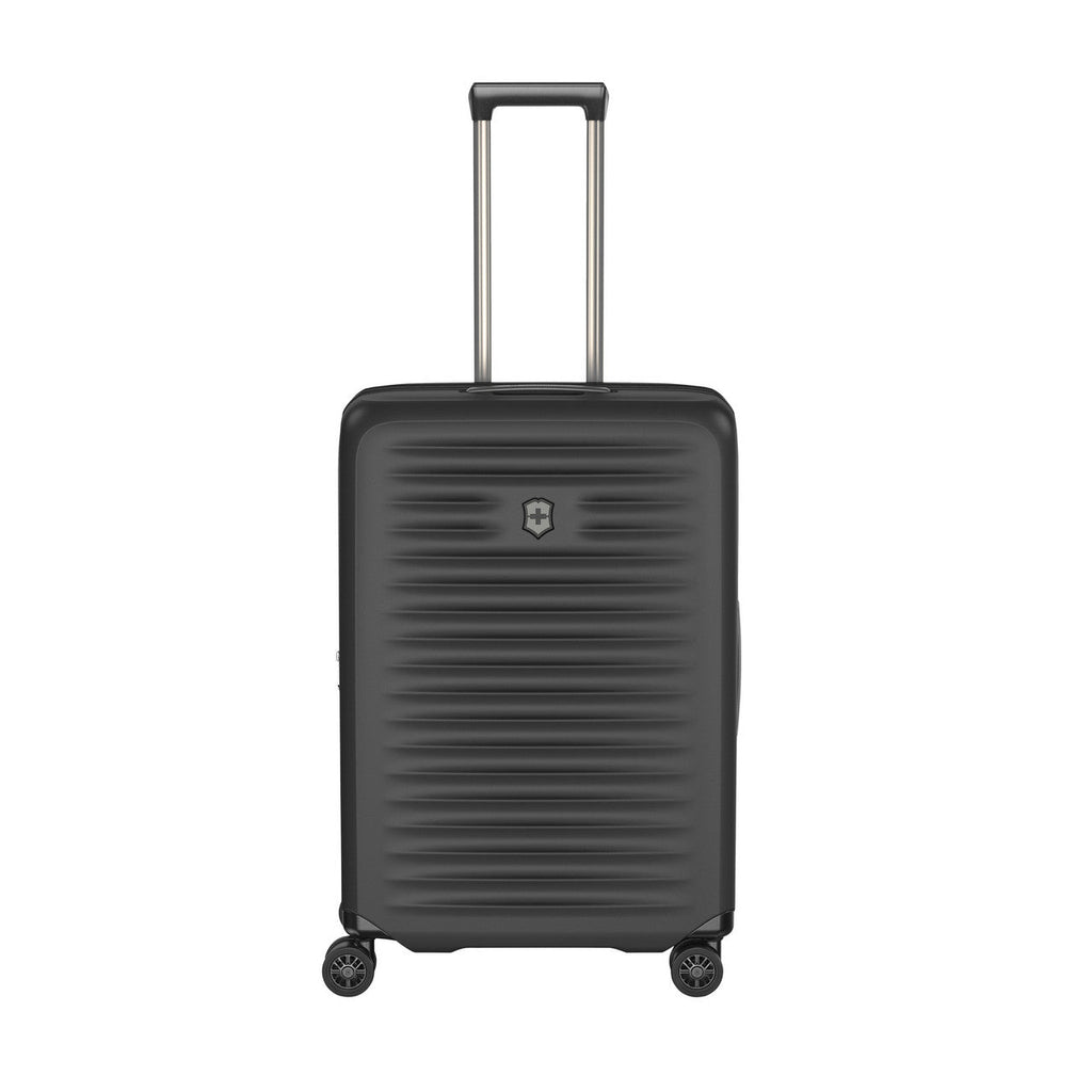 Victorinox Airox Black Medium Expandable Suitcase With 8 Wheels