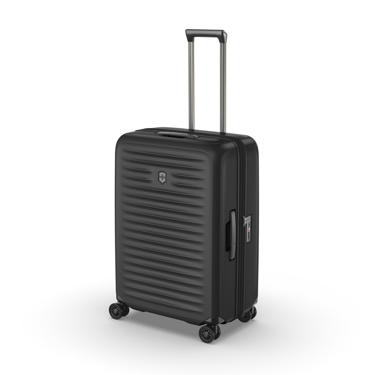 Victorinox Airox Black Medium Expandable Suitcase With 8 Wheels