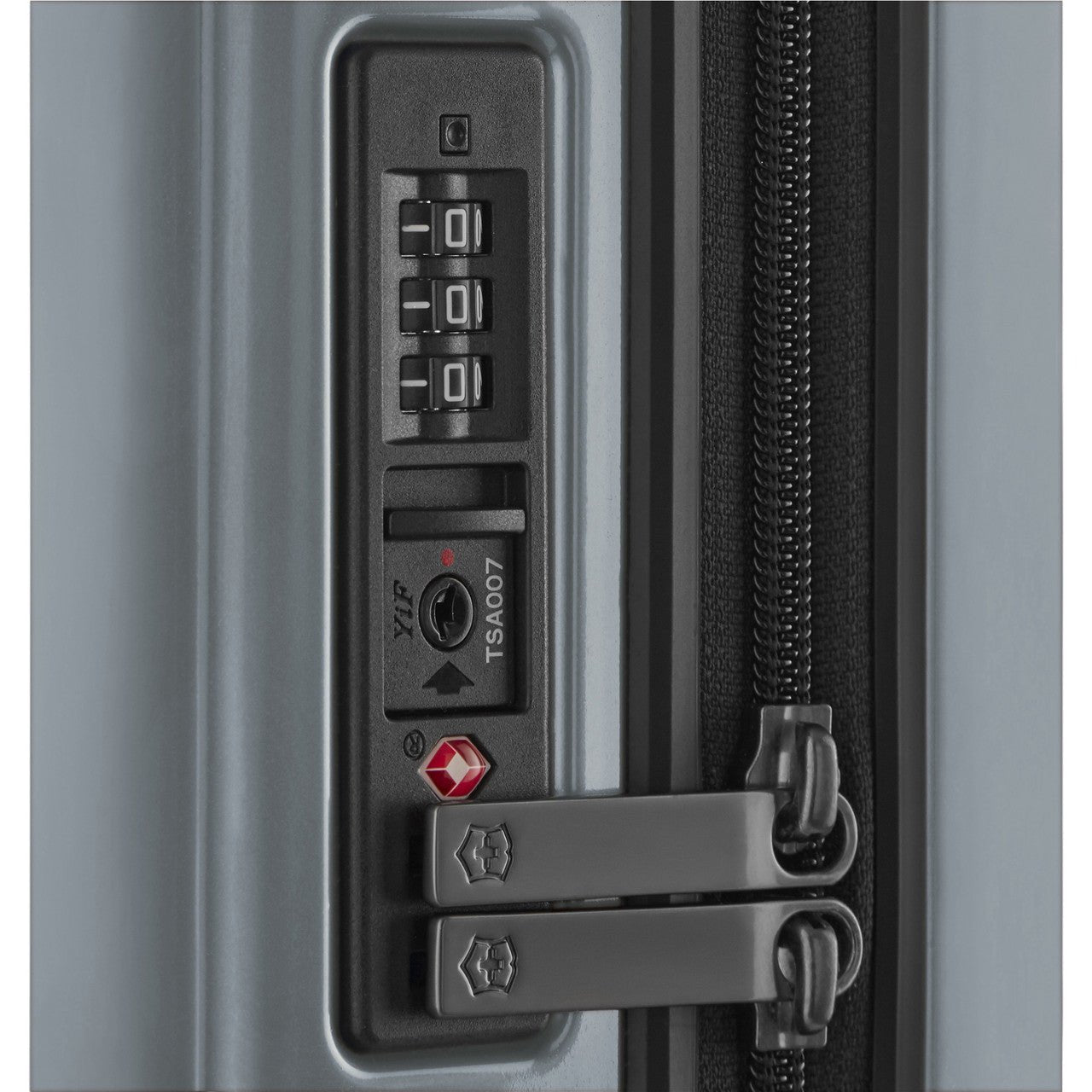Victorinox Airox Silver Lightweight Hardside Carry On Luggage