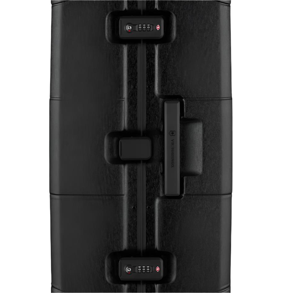 Victorinox Lexicon Black Aluminum Frame Suitcase 96L TSA