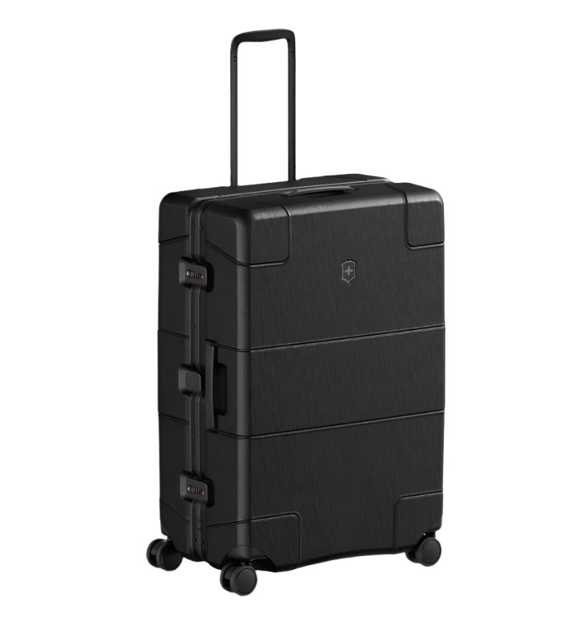 Victorinox Lexicon Black Aluminum Frame Suitcase 96L TSA