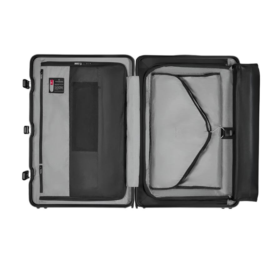 Victorinox Lexicon Black Aluminum Frame Suitcase 96L TSA