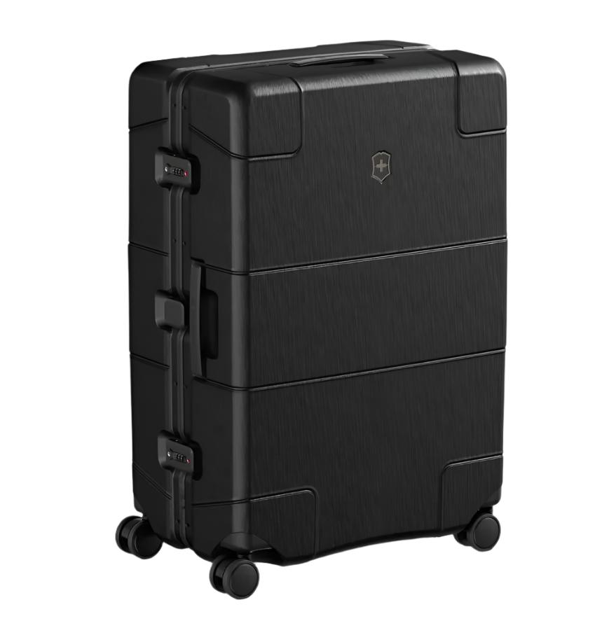 Victorinox Lexicon Black Aluminum Frame Suitcase 96L TSA