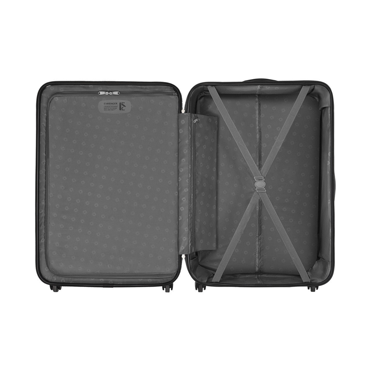 Wenger Amplar Large Hardside Suitcase Navy Blue Luggage