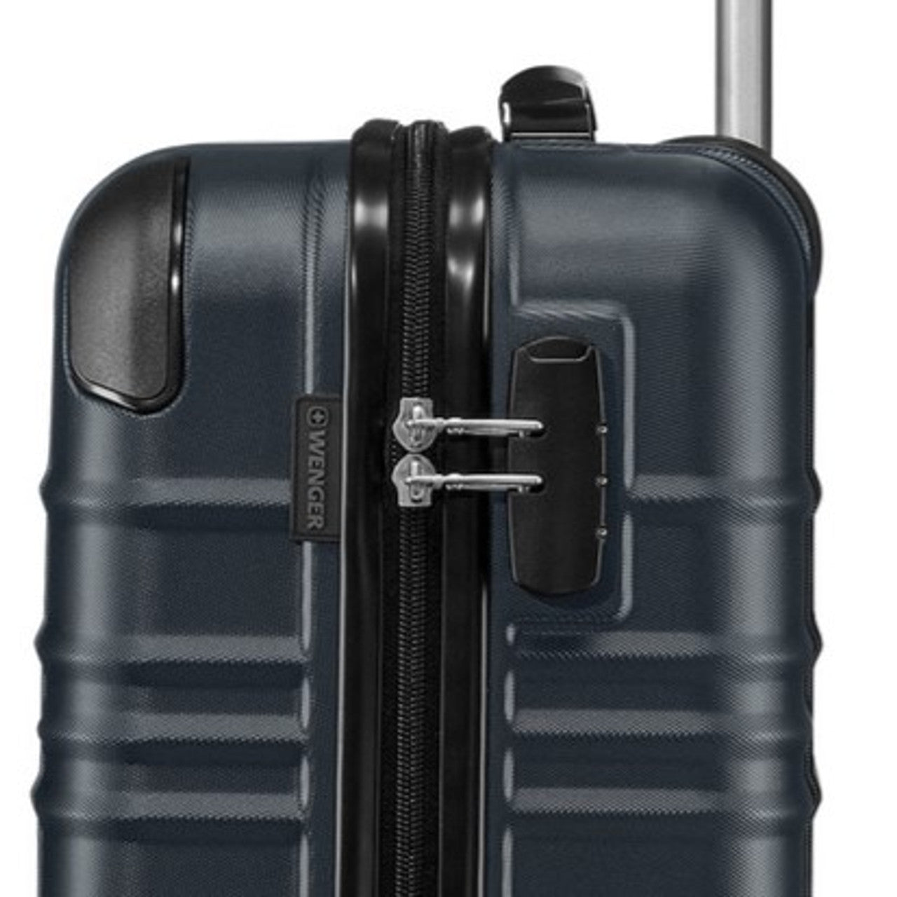 Wenger Amplar Lightweight Blue Carry-On Suitcase With Wheels