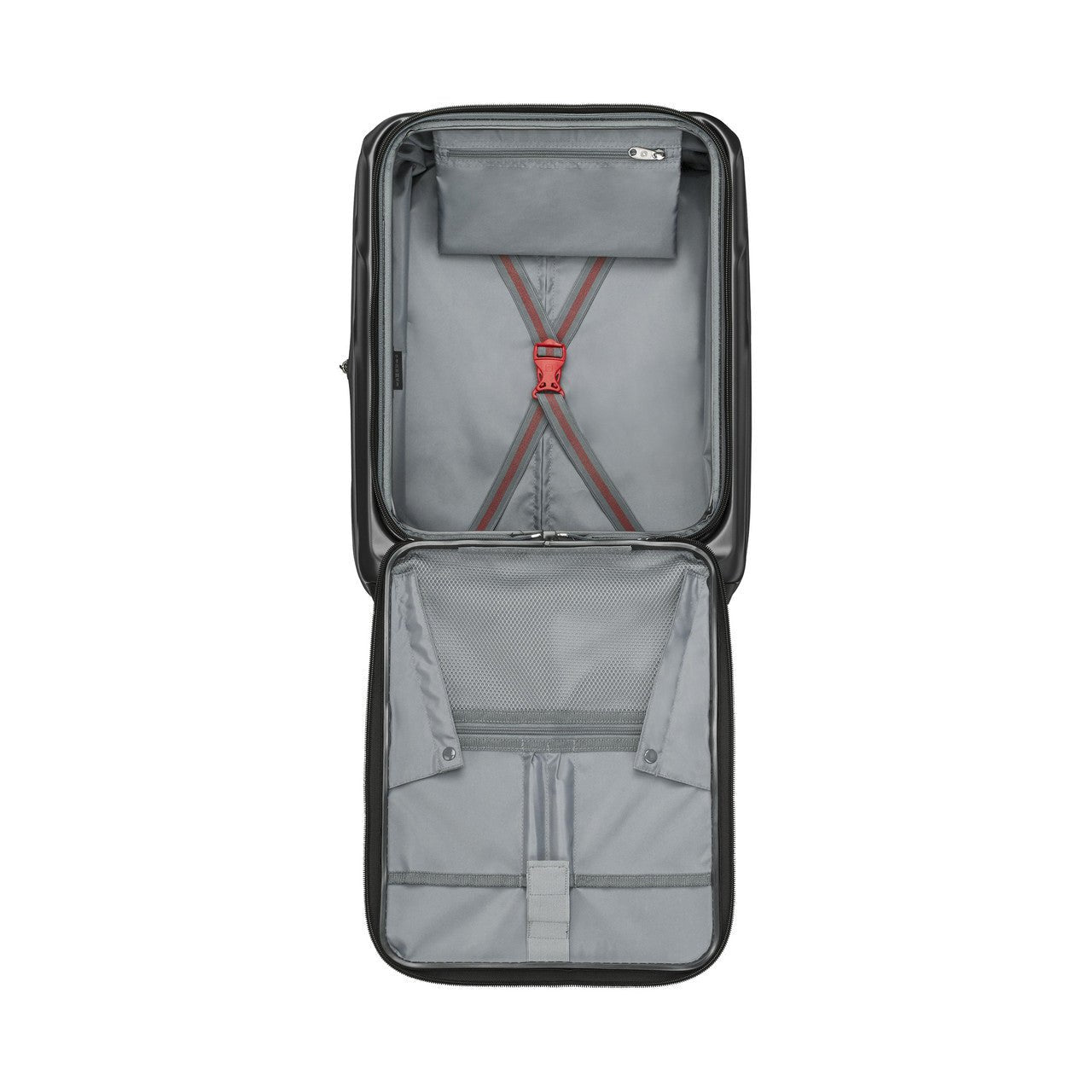 Wenger Amplix Hardside Carry-on Luggage with USB Ports Black