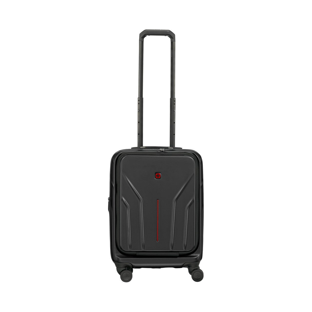 Wenger Amplix Hardside Carry-on Luggage with USB Ports Black