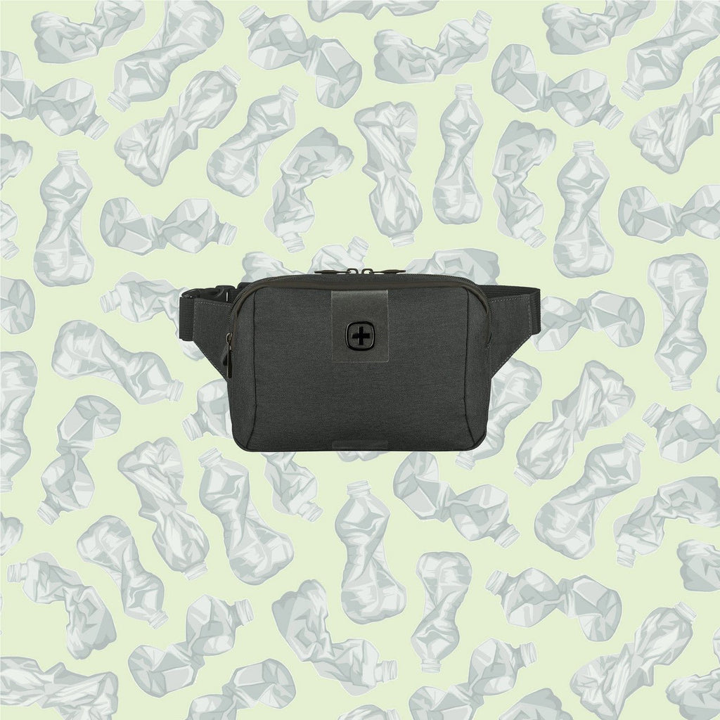 Wenger Eco-Friendly Charcoal Waistpack With Antibacterial Lining